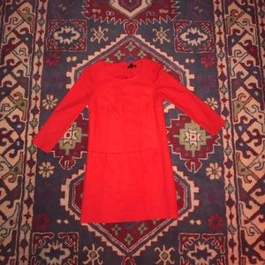 J. Crew A Line Wool Dress